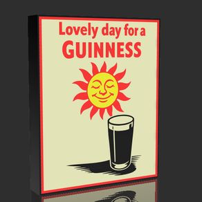 Guinness Retro Sun Lightbox