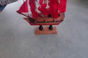 Decorative Objects &amp; Figurines  3 Colors Wooden Sailing Boats Miniature Boat Wood