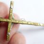 Antique  Crucifix Pendant and Chain Image 10