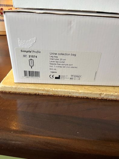 urinary bags.