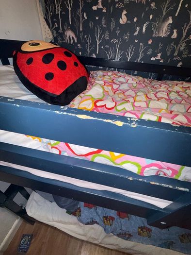Dark Blue Bunk Beds