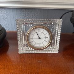 Waterford Crystal large rectangular clock