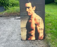 Rare canvas 50in x30in of Robert De Niro. Cape Fear 1991
