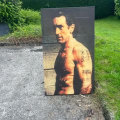 Rare canvas 50in x30in of Robert De Niro. Cape Fear 1991