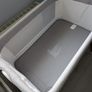 Freestanding Baby Crib with Shelf (Like New Condition) Image 2