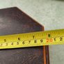 Vintage Octagonal Wood Jewelry Box: Lether Inlay, Mirrored Storage Image 2