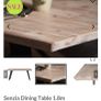 dining table and bench Image 2