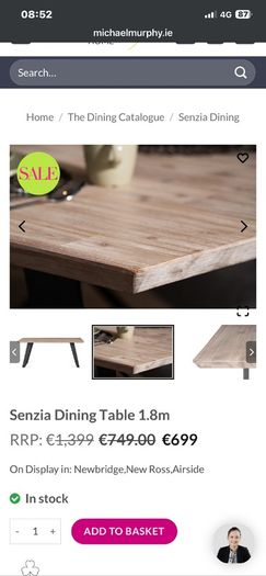 dining table and bench