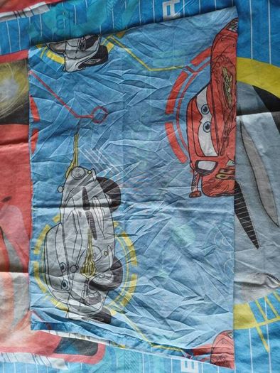 Bedlinen Lighty McQueen Car Kidd- single 140x200 +40x75