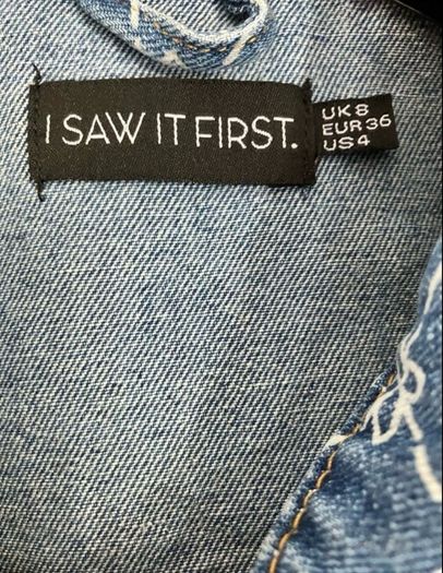Ladies Denim Jacket by I Saw It First