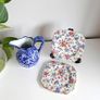 .. PRICE DROP.. Porcelain Lot - Milk jug, chintz plates. Image 2