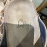 Lofina taupe leather ruched sliders eu 40 Image 6
