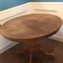 Round solid wood table Image 5