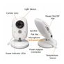 Wireless Video Color Baby Monitor with 3.2Inches LCD 2 Way Audio Talk Night Vision Surveillance Security Camera Babysitter Image 2