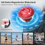 Exercise Bike with Adjustable Resistance, Quiet Home Trainer Bicycle with App, Ergometer Indoor Spinning Bike for Cardio Training at Home, Fitness Bike up to 160 kg Image 4