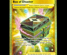 Box of Disaster 214/196 Full Art Secret Gold Holo Rare SWSH Lost Origin Pokemon Card