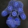 Palm-shaped manual massage glove with roller balls Image 2