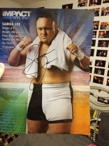 WWE Samoa Joe Autograph