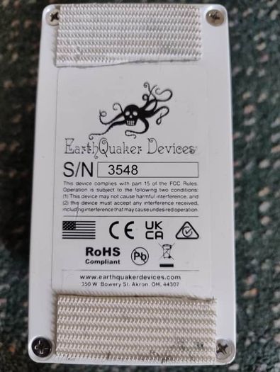 EarthQuaker Devices White Light Overdrive Legacy Reissue