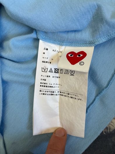Comme des Garcons Play Embroidered T-Shirt