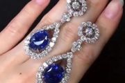 Drop Style Sapphire Earrings