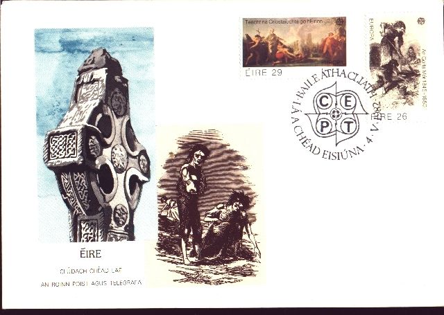 Collection 1982 Ireland Commemorative Stamps Post and Telegraph (P&T) First Day Cover (FDC). Collection of 8 covers.