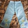 Beautiful Sky Blue Gap Capri Trousers Age 10- 12 Image 6