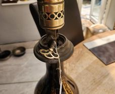 Vintage French oil lamp