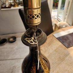Vintage French oil lamp