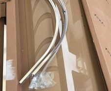 Quadrant shower enclosure , 1 door Chrome  900x900 brand new