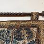 Vintage Hunting Scene Tapestry with Iron Rail Image 3