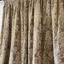 Designer Guild Heavy Linen and Velvet Interlined Curtains 110"w x 84"d Image 2