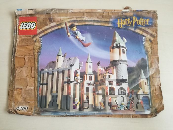 Hogwarts Lego castle with instruction manual