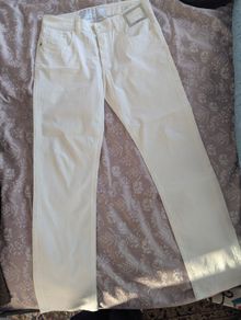 Camouflage brand men's white jeans