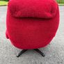 Mid-century vintage swivel armchair c1970 Image 6