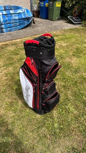 Golf bag + trolley
