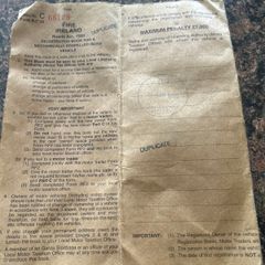 Peugeot 405 logbook