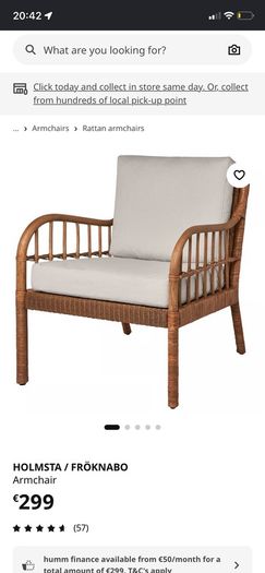 IKEA ratten armchair