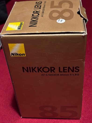 Nikon Nikkor Af-s 85mm 1.8g