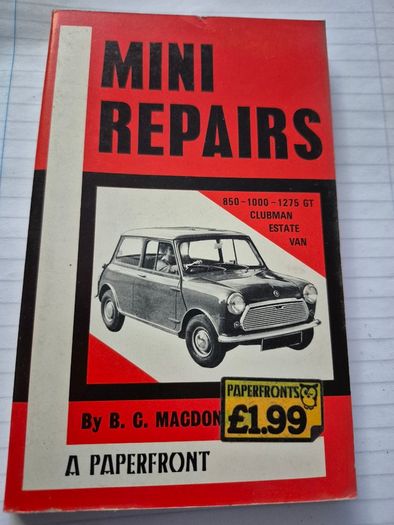 Mini repairs book by B.C.Macdonald