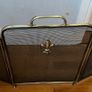 Vintage 19th Century Brass Folding Fire Guard Image 6