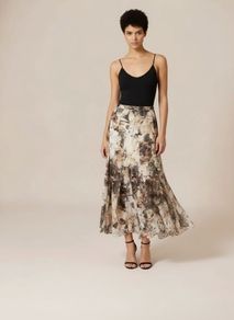 Natural fabric skirt