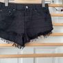 shorts  Bershka size 10 black frayed end style Image 4
