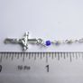 Vintage short Rosary in a Decorative Box length 10" Image 8