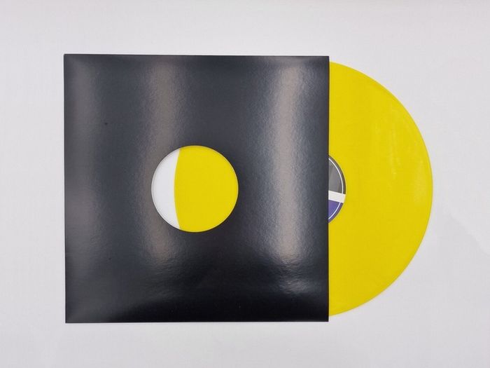 12" WHITE and BLACK Vinyl Replacement Card Sleeve Covers - SATIN Finish Disco bags With Diecut Hole - BEST QUALITY LP Jackets - PREMIUM 230GSM Thick
