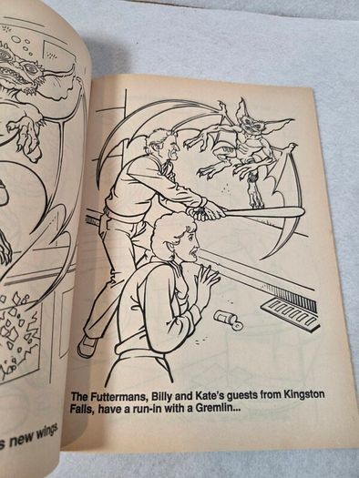 Gremlins 2 colouring book