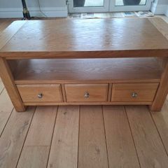 Solid Oak TV Unit