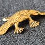 3 brass Animals,. Solid brass. Image 4