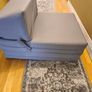 Single Chair Bed - Grey Image 4