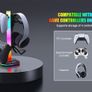 Headphone Gaming Controller Stand for (Xbox) Ps5 Ps4 Switch With 9 Light Modes, RGB Universal Desk Game Accessories for Ps5/Ps4/(Xbox)/Switch Pro Image 3